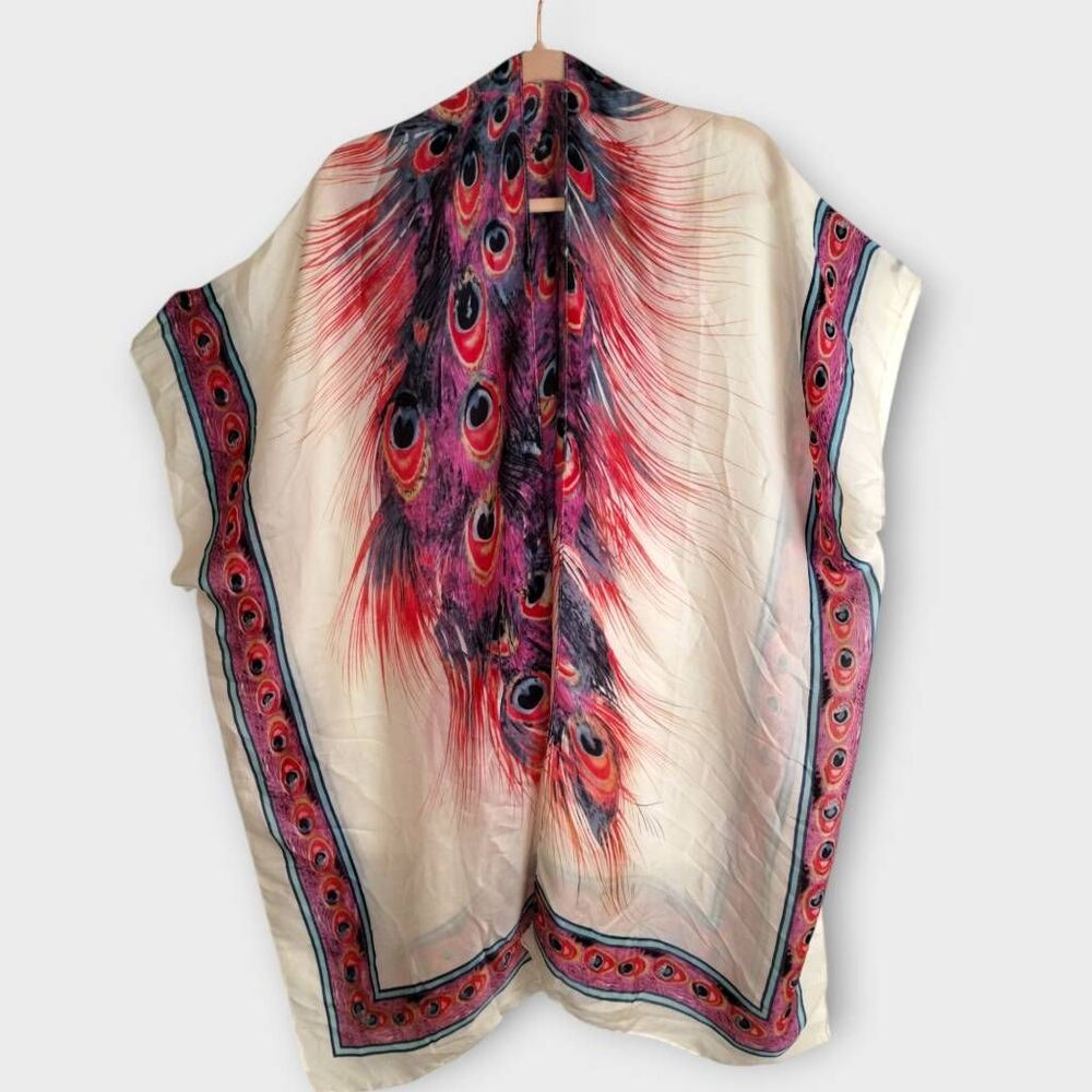 Ivy London NYC | Tops |  Womens Beach Cover Up Kimono | Coastalcore | Sil